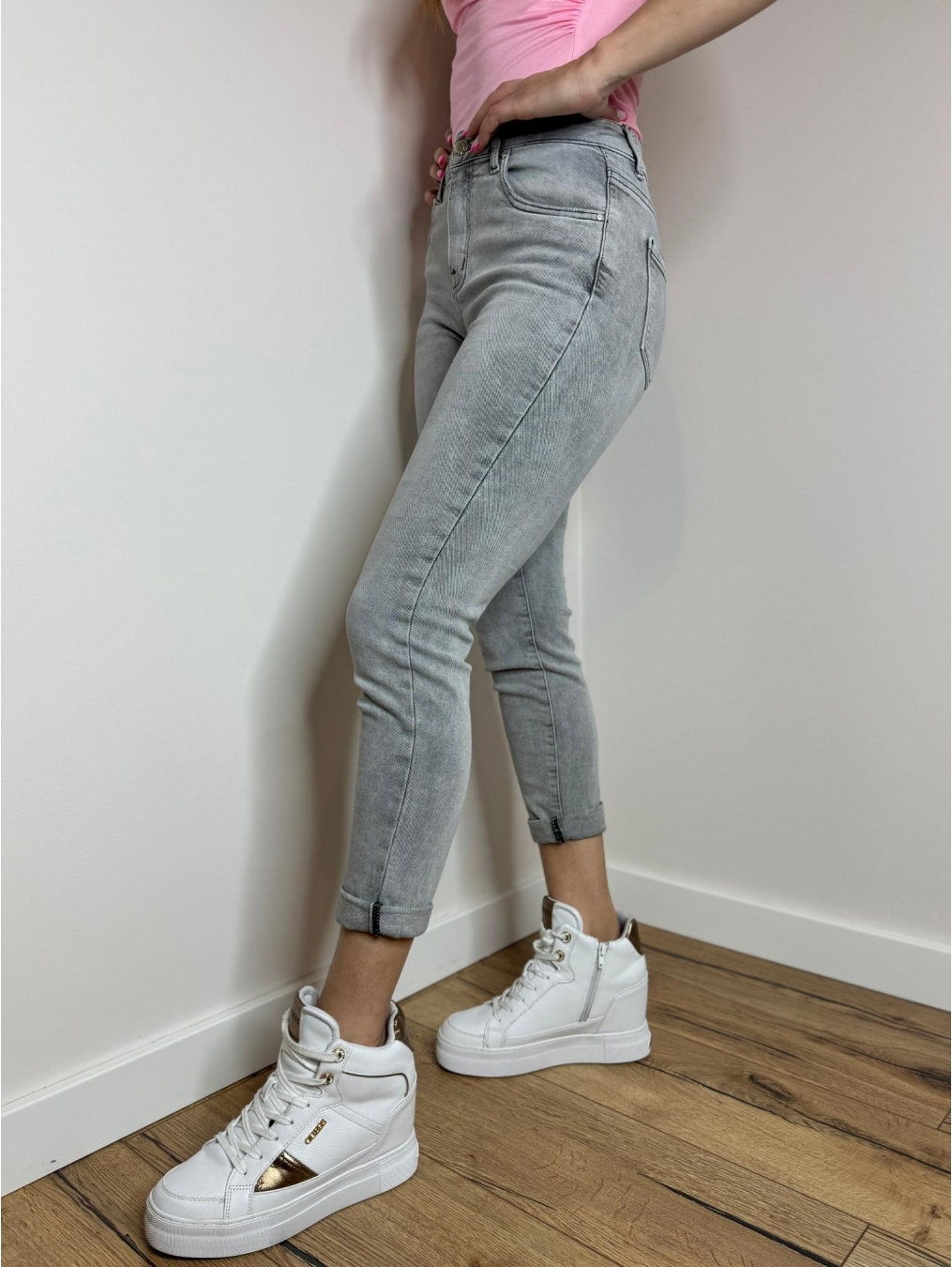 Klasyczne jeansy regular fit LX118-S