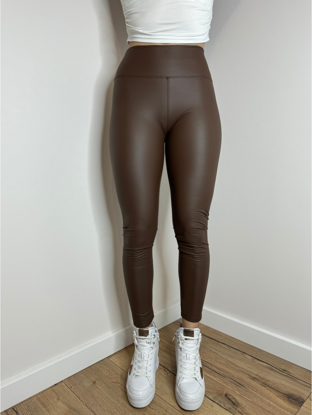 Legginsy z imitacji skóry Leyla