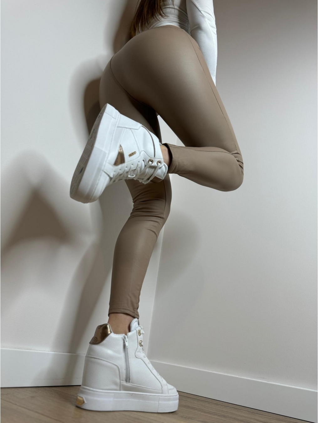 Legginsy z imitacji skóry Lila