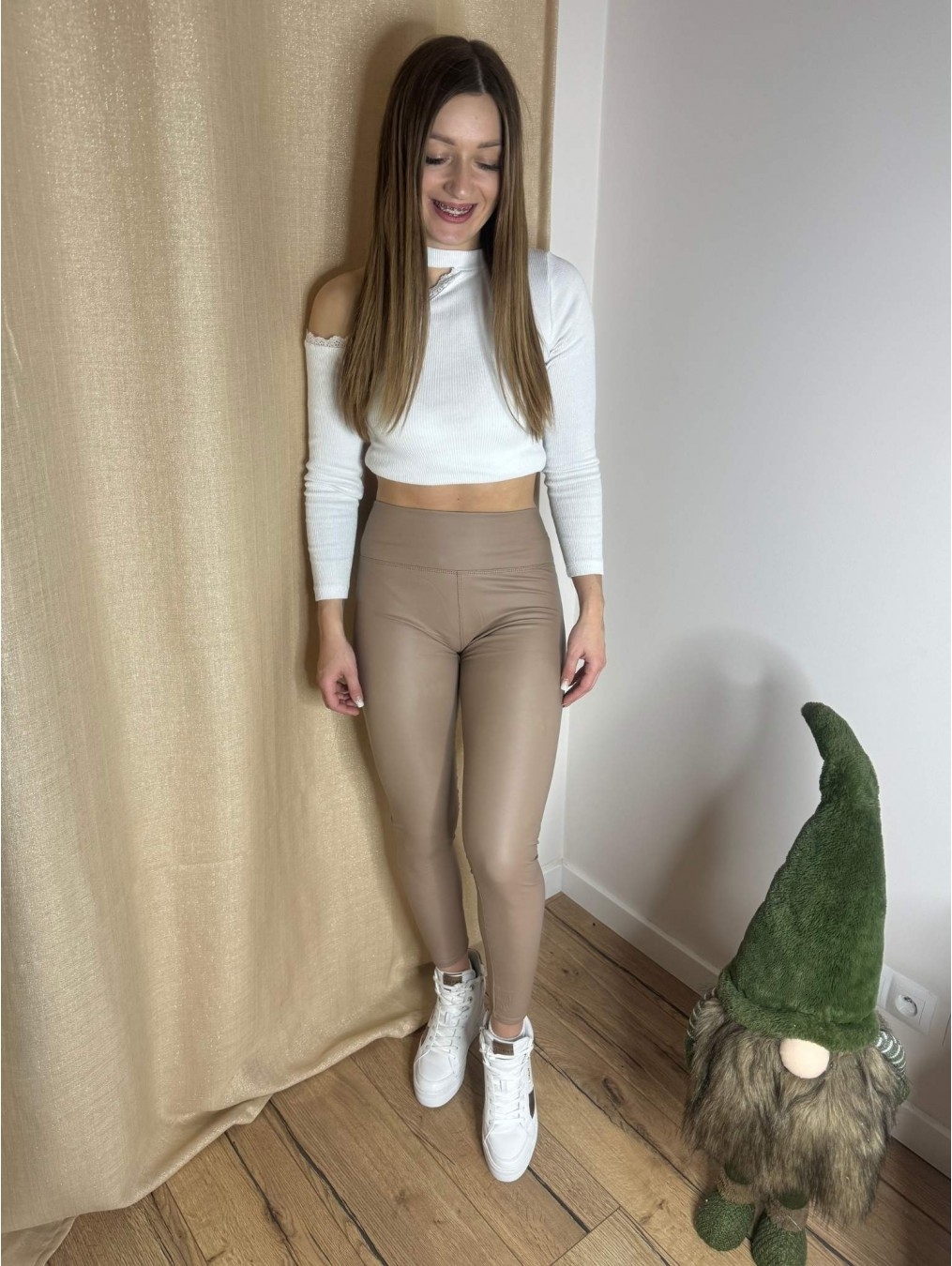 Legginsy z imitacji skóry Lila