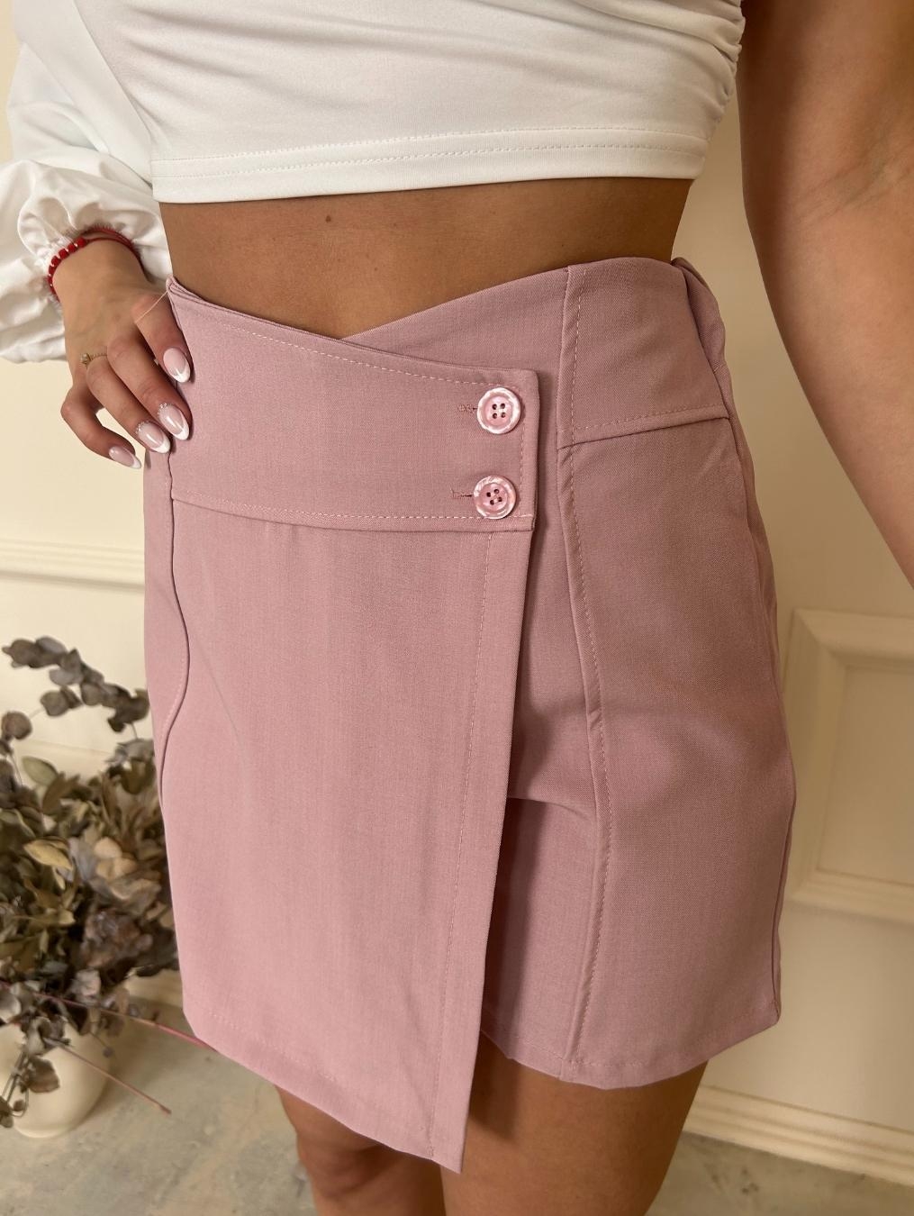 Różowe spódniczko-spodenki TX111-R